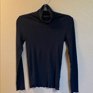 Polo by Ralph Lauren Black Long-Sleeve Turtleneck Top